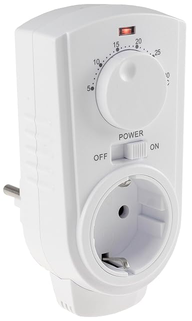 Termostato de enchufe ChiliTec ST35 con dial giratorio analógico