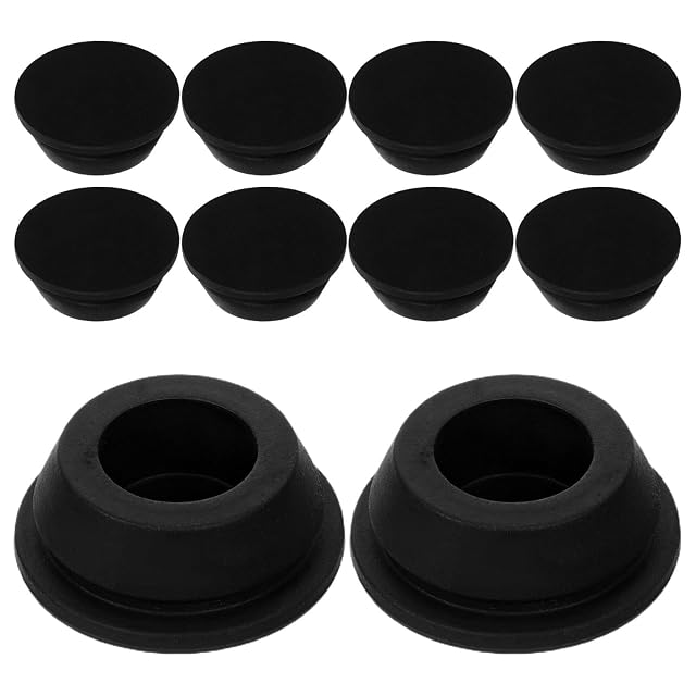 Paquete de 10 tapones de drenaje de goma DOITOOL para la salida de condensado de un aire acondicionado portátil