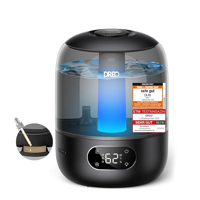 Humidificador ultrasónico de niebla fría Dreo DR-HHM006 con depósito de llenado superior