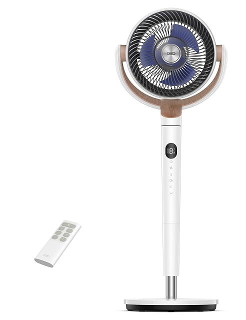 Ventilador de pie DREO DR-HPF002 con oscilación omnidireccional de doble eje