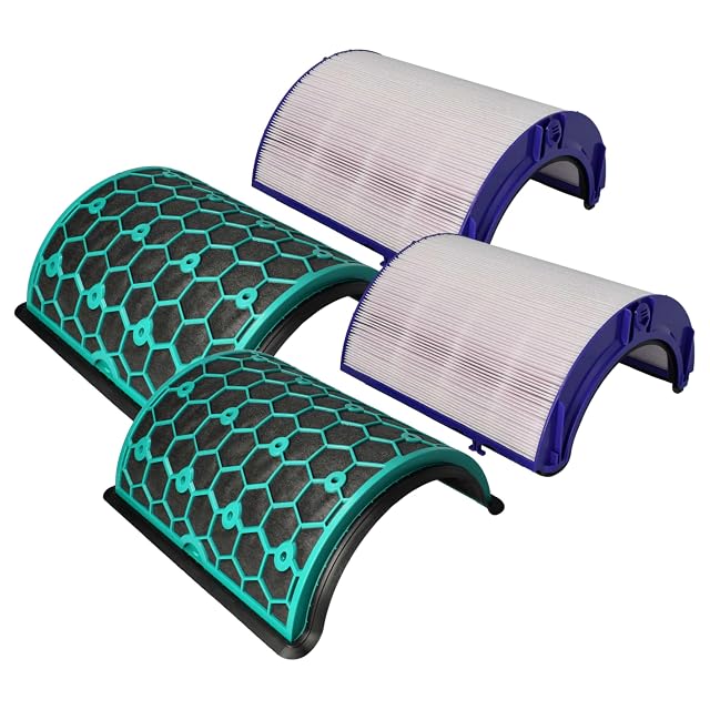 Juego de filtros de 2 piezas de terceros vhbw HEPA y carbón activado para el Dyson Purifier Cool TP11
